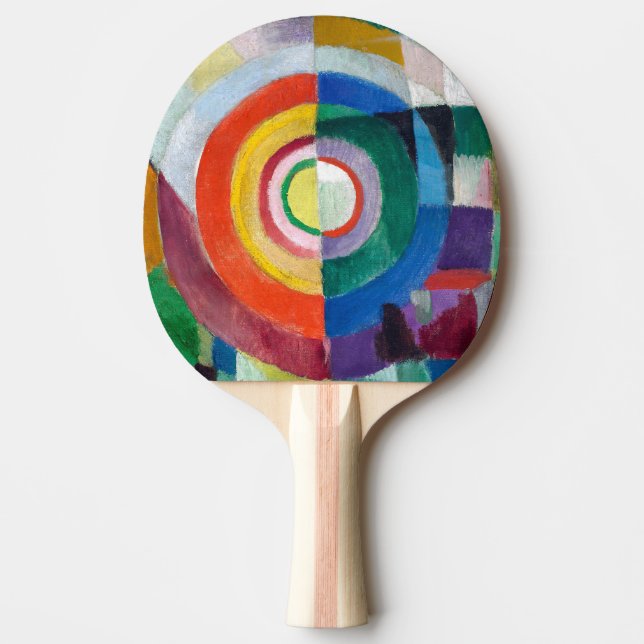 Electric Prisms No 41 | Sonia Delaunay | Ping Pong Paddle (Front)