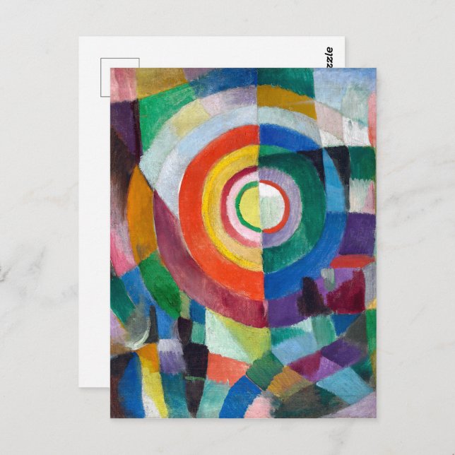 Electric Prisms No. 41 | Sonia Delaunay | Postcard (Front/Back)