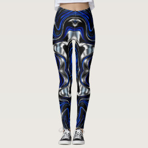 Electric Pulse Abstract Leggings