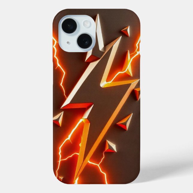 Electric Pulse: Lightning Bolt Edition Case-Mate iPhone Case (Back)