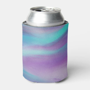 Electric Purple Mix Wave Fluid Marble Can Cooler