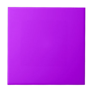 Electric Purple Solid Color Tile
