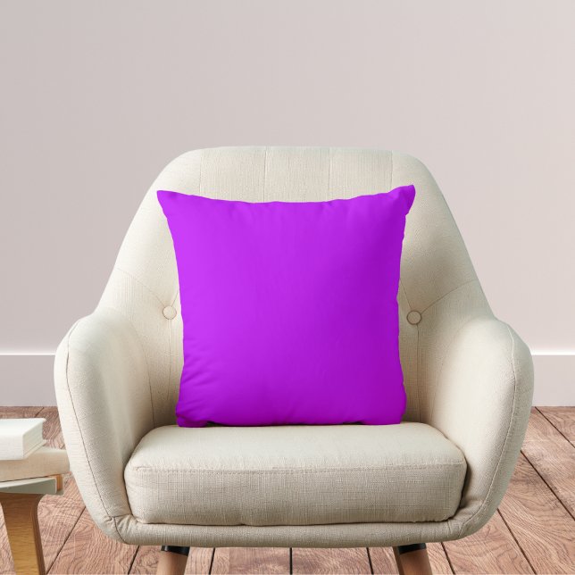 Electric Purple Solid Colour Cushion (Creator Uploaded)