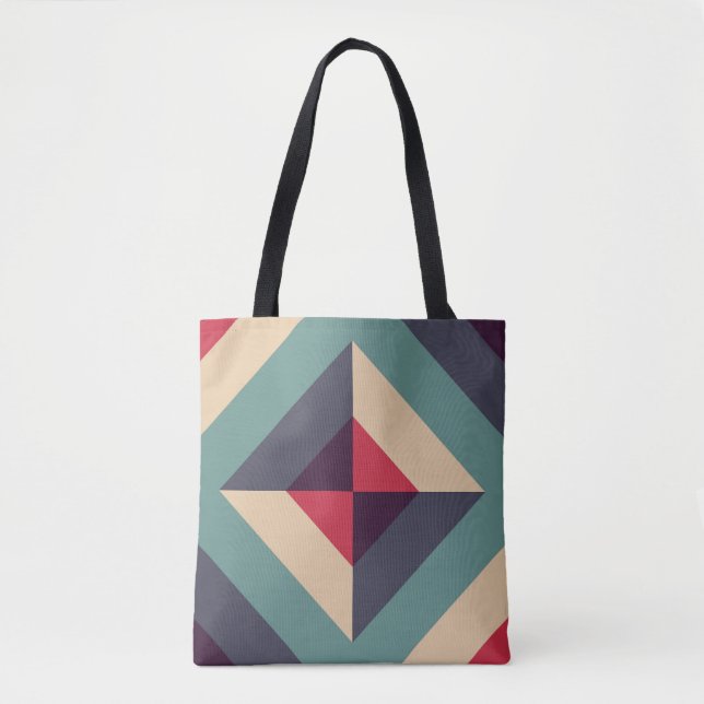Electric Pyramid Tote Bag (Front)