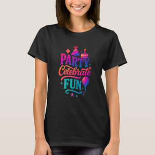Electric Radiance Birthday Fusion T-Shirt