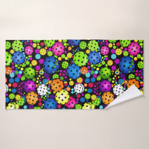 Electric Rally custom text Bath Towel