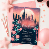 Electric Roses Futuristic  Neon Bridal Shower 