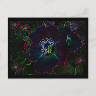 Electric Roses Postcard