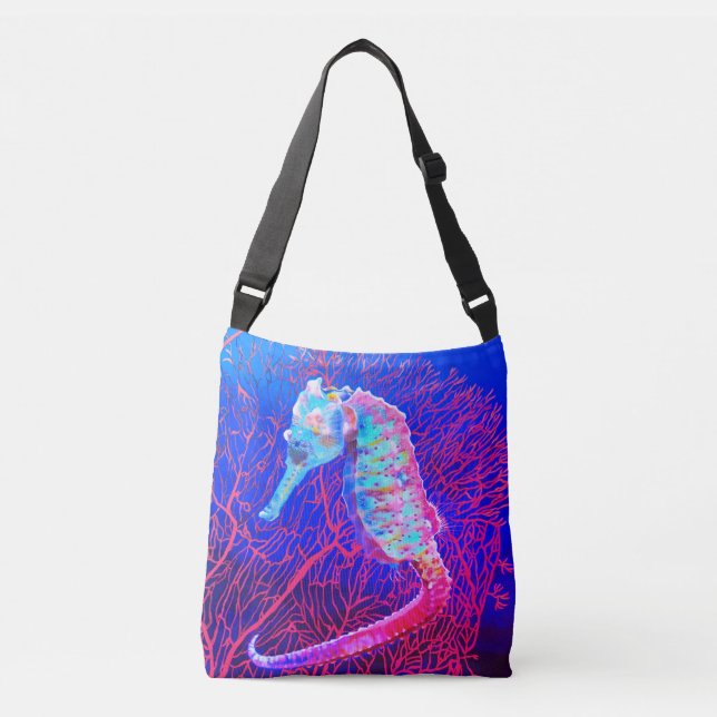Electric Seahorse Crossbody Bag (Front)