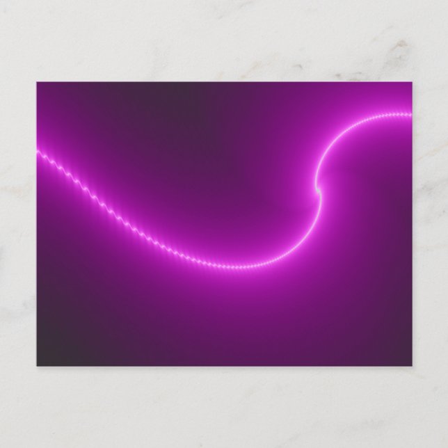 Electric Shock Fractal Postcard (Front)