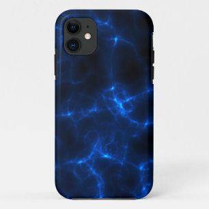 Electric Shock in Dark Blue Case-Mate iPhone Case