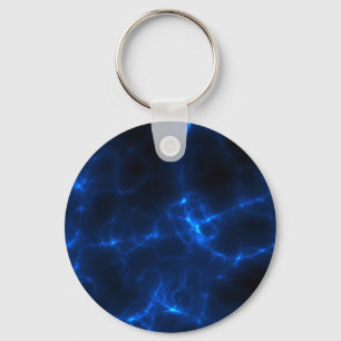 Electric Shock in Dark Blue Key Ring