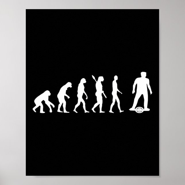 Electric Skateboard Evolution Monowheel Onewheel F Poster (Front)