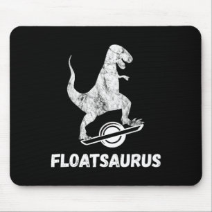 Electric Skateboard Float T-rex Saurus One Wheel V Mouse Pad