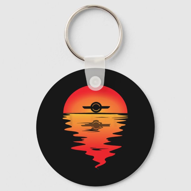 Electric Skateboard Onewheel Float Monowheel Vinta Key Ring (Front)