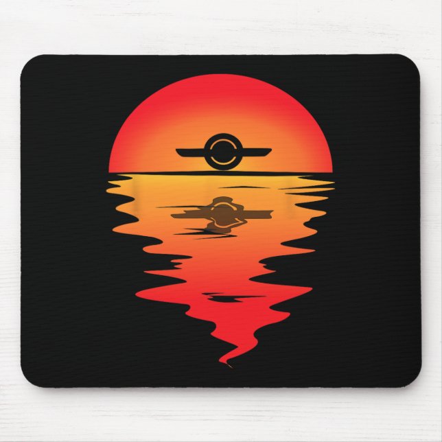 Electric Skateboard Onewheel Float Monowheel Vinta Mouse Pad (Front)