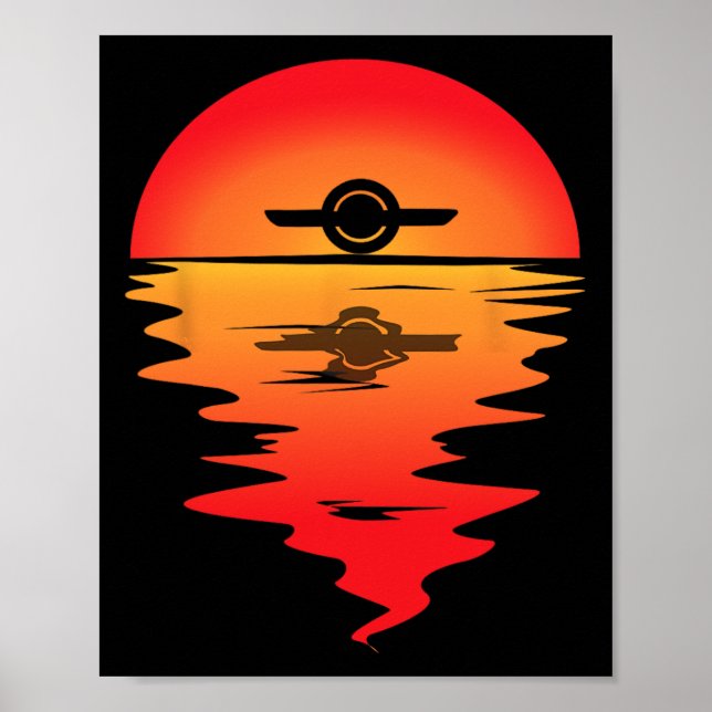 Electric Skateboard Onewheel Float Monowheel Vinta Poster (Front)