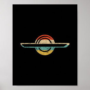 Electric Skateboard Retro Skateboarding Onewheel F Poster