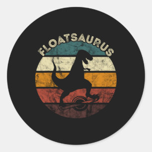 Electric Skateboard Skateboarding Onewheel Float T Classic Round Sticker