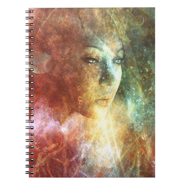 Electric Skin Spiral Notebook (Front)