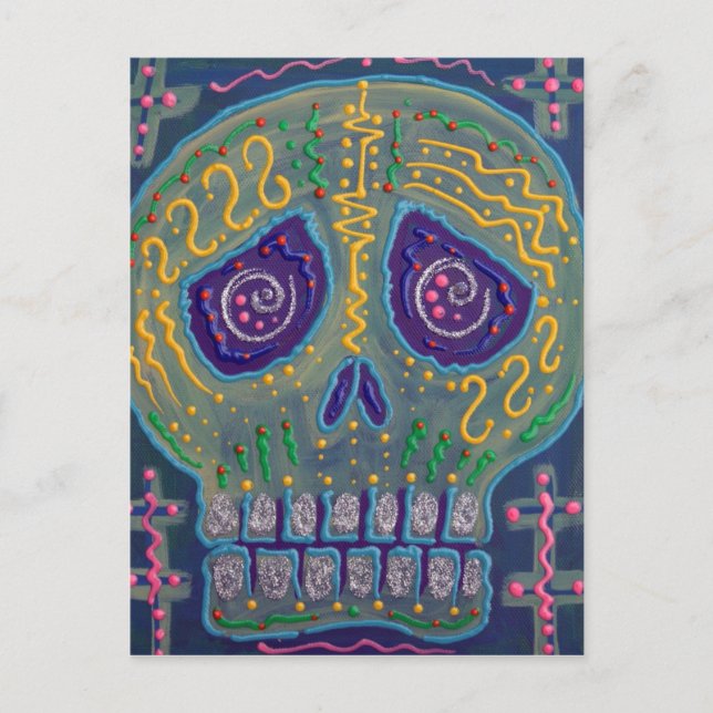 Electric Skull Postcards (Front)