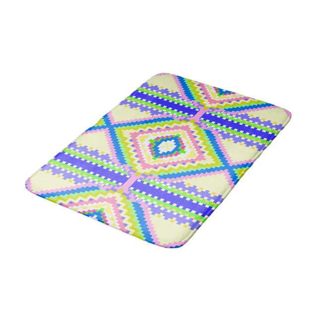 Electric Sky Weaver Bath Mat (Angled)