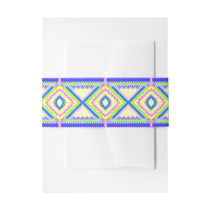 Electric Sky Weaver Invitation Belly Band