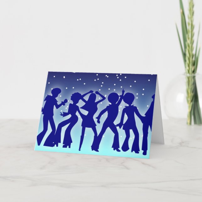 Electric Slide greeting card (Front)