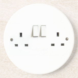 Electric socket from the UK Coaster