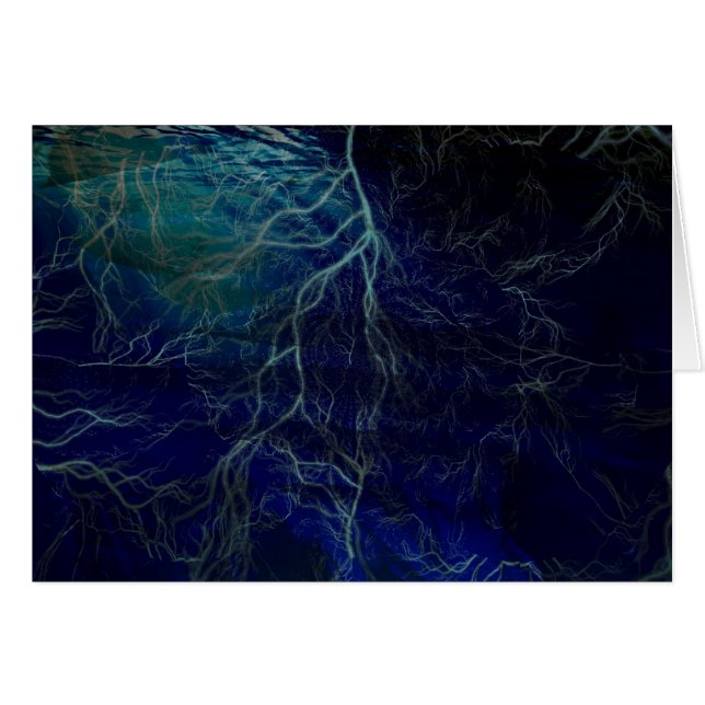 Electric Storm Art Card (Front Horizontal)