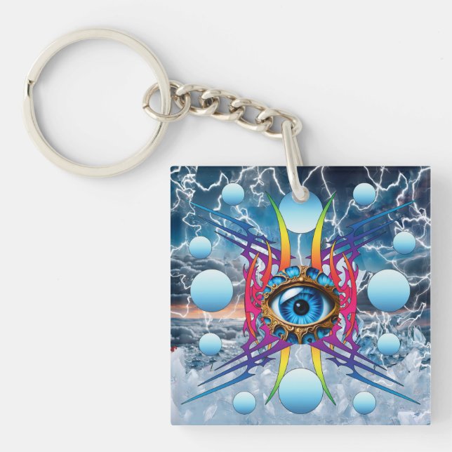Electric Storm Key Ring (Front)