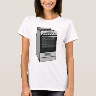 Electric stove cartoon illustration T-Shirt