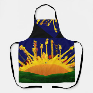 ELECTRIC SUNSET! APRON