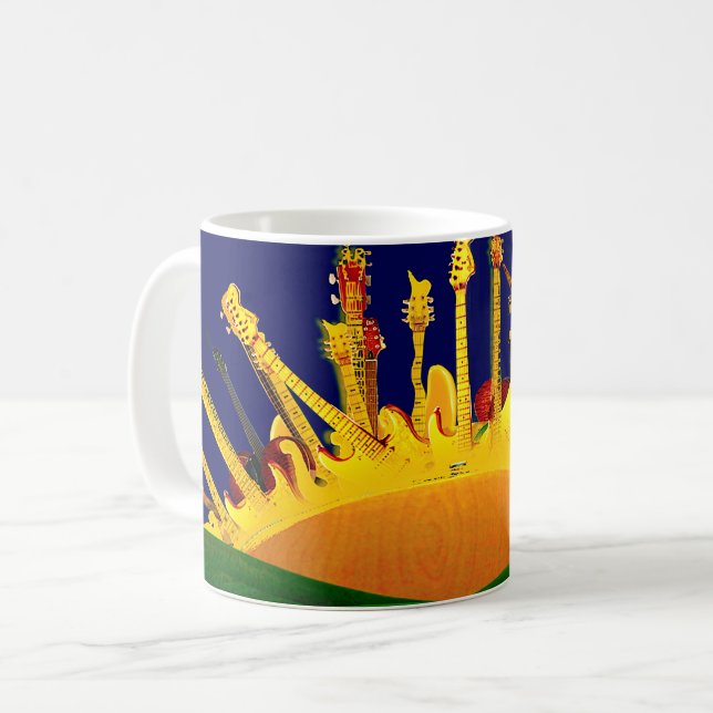 ELECTRIC SUNSET! COFFEE MUG (Front Left)