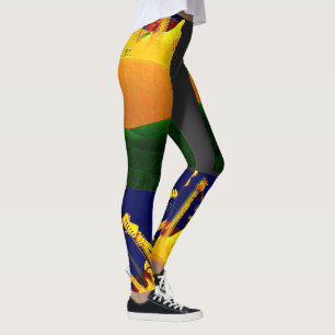 ELECTRIC SUNSET! LEGGINGS