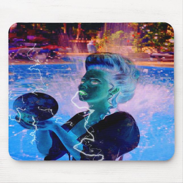 Electric Swimmer Mouse Pad (Front)