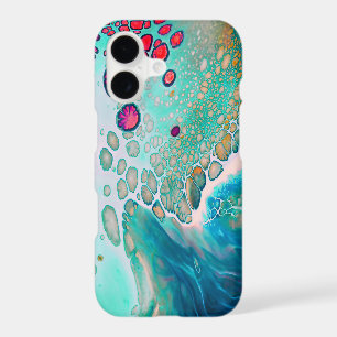 Electric Tides of Color Marble