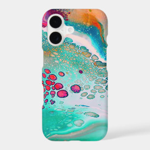 Electric Tides of Color Marble