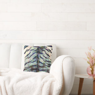 Electric Tiger Skin Print Cushion