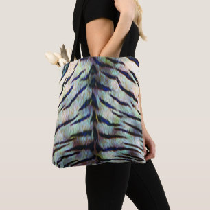 Electric Tiger Skin Print Tote Bag