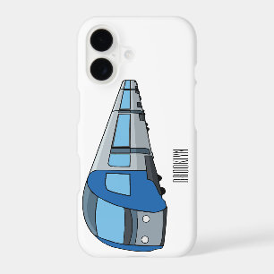 Electric train cartoon illustration
