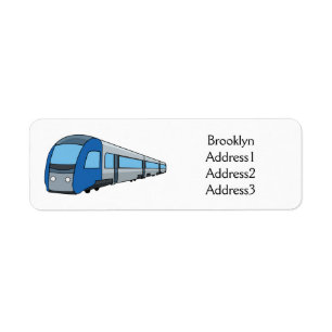 Electric train cartoon illustration