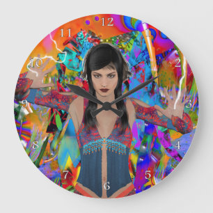 Electric Traveller Large Clock