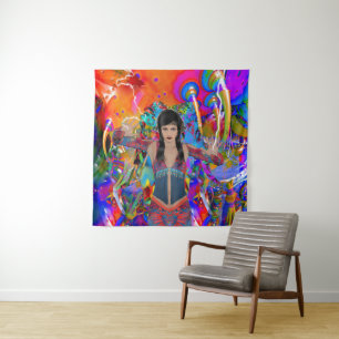 Electric Traveller Tapestry