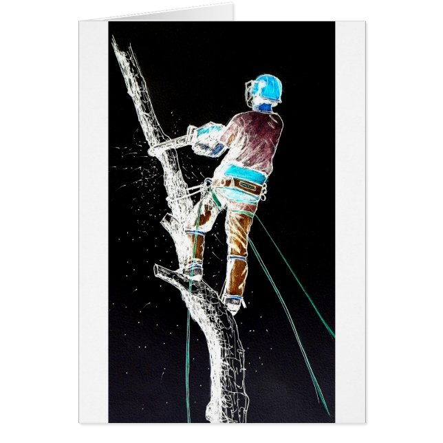 Electric  Tree Surgeon Arborist chainsaw (Front)