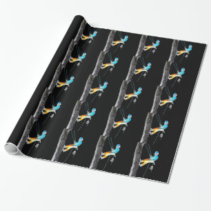Electric Tree Surgeon Arborist chainsaw Wrapping Paper