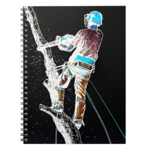 Electric Tree Surgeon Arborist christmas present Notebook
