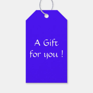 Electric Ultramarine Gift Tags