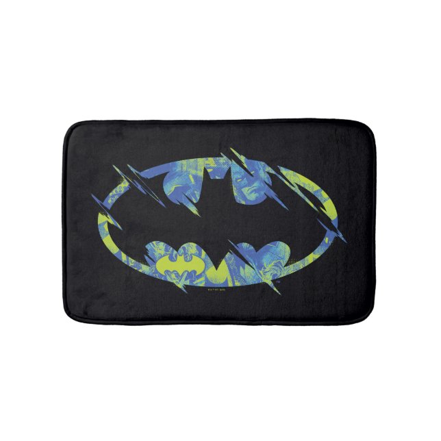 Electric Up Batman Symbol Bath Mat (Front)