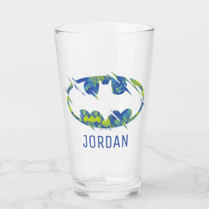 Electric Up Batman Symbol Glass